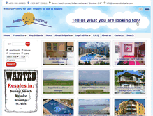 Tablet Screenshot of homes4ubulgaria.com
